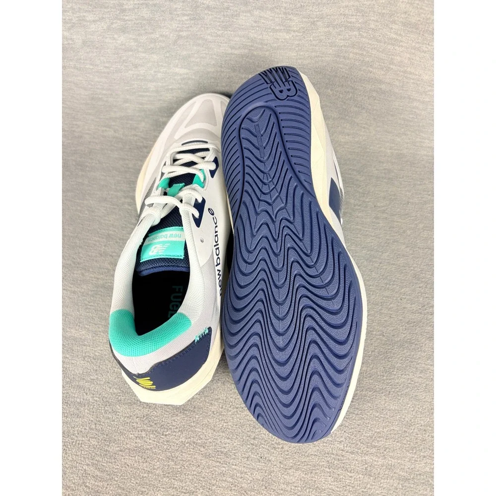 New Balance Pickleball Sneakers Mens 11.5 D White Blue Tennis Court Comfort